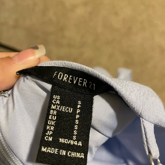 Blue wrap dress - Picture 3 of 4